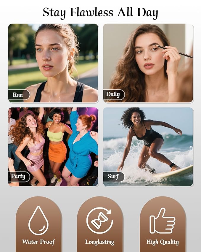 12 Piece Dark Brown Waterproof Eyebrow Pencils for Women w/Microblading Eyebrow Pencil & Brow Trimming Supplies Kit Permanent Eye Brow Liners Set For Salon-Quality Shaping & Filling Of Marks