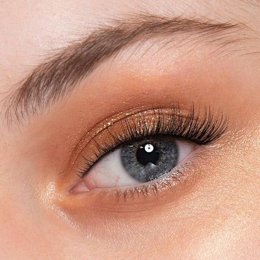 Kiromiro Natural Lashes 10mm Wispy False Eyelashes Natural Look Faux Mink Wispies Eyelashes Soft Strip Lashes Pack (No Glue Included)