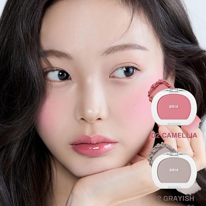BBIA Last Blush NEW 15 Colors - Cheek Blush Shaping Shading Contour & Highlight Long-Lasting Matte Finish Natural Shades Buildable & Blendable Daily Korean Face Makeup (11 LILY CORAL, Pack of 1)