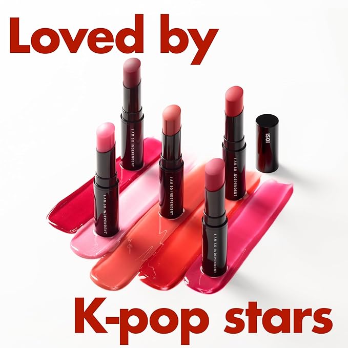 ISOI Bulgarian Rose Lip Treatment Balm (Sunset Orange), Tinted Balm for Dry Lips, Korean Skincare (0.18 oz, 5g)