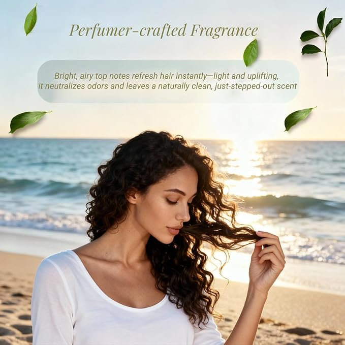 40 Pcs Hair Oil Perfume - Essence Oil & Hair Perfume 2 in 1 for Frizz Dry Damaged Hair, Argan Avocado & Amino Acids Nourishing Shining, Leave-in Hair Fragrance Serum, Long Lasting Scented, 1.83 fl oz