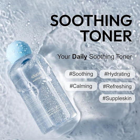 Soothing Toner I Soothing pH-Balanced Toner, Light-Weight, Calms Skin, Refreshing, Hydrating, Gentle Exfoliator, Cruelty Free (200ml / 6.76 fl.oz)