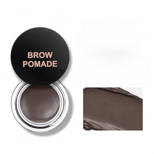 MAEPEOR Eyebrow Pomade 6 Colors Matte Smooth Full-pigmented Brow Pomade Long Lasting Waterproof Natural Brow Gel for All Skin Types and Tones (Matte, 06 Chocolate)