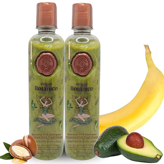 Aftercare for Ritual Botánico Keratina Orgánica | Treatment to Straighten, Repair and Relax Hair | Natural, Organic & Vegan | Product of Colombia | Tratamiento Plex, 400 ml/13.52 Fl Oz (2 Count)