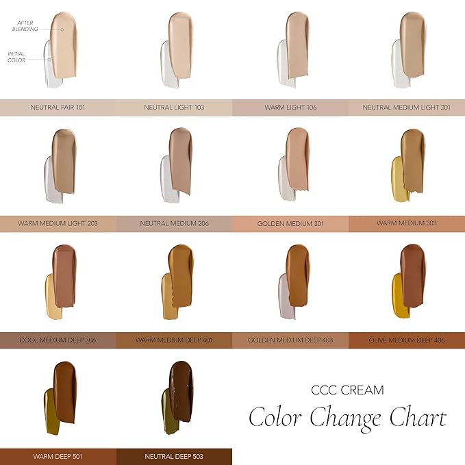 CLE Cosmetics CCC Cream (Neutral Fair 101 / SPF 50) - Color Correcting With Sunscreen - Lightweight, Hydrating Foundation - BB & CC Hybrid - Light to Medium Coverage - 1 fl oz