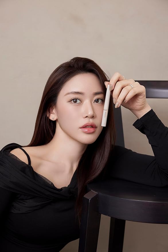 mude Inspire Skinny Curling & Multi-Fixer Volumizing Curling Mascara for Dramatic Lashes Smudge-Proof Water-Proof Stays on All Day (04 Ash Brown)