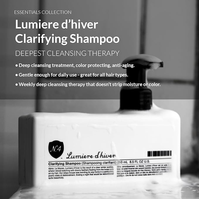 Number 4 Clarifying Shampoo, Shampoo for Women and Men, Cleansing Hair Shampoo, 8.5 oz