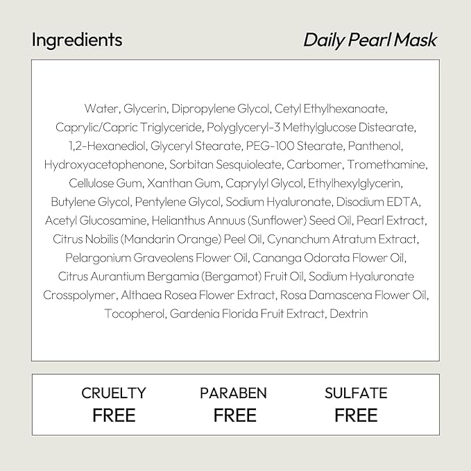 LAPCOS Pearl Sheet Mask, Daily Face Mask with Probiotics to Clarify Skin, Korean Beauty Favorite, 10-Pack