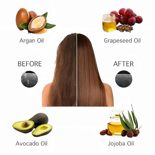 40 Pcs Perfume Hair Oil - 2 in 1 Hair Treatment Oil & Hair Perfume, Avocado Nourishing Moisturizing Shining for Frizz Dry Damaged Hair, Leave-in Hair Fragrance Serum, Long Lasting Scented, 1.83 Fl Oz