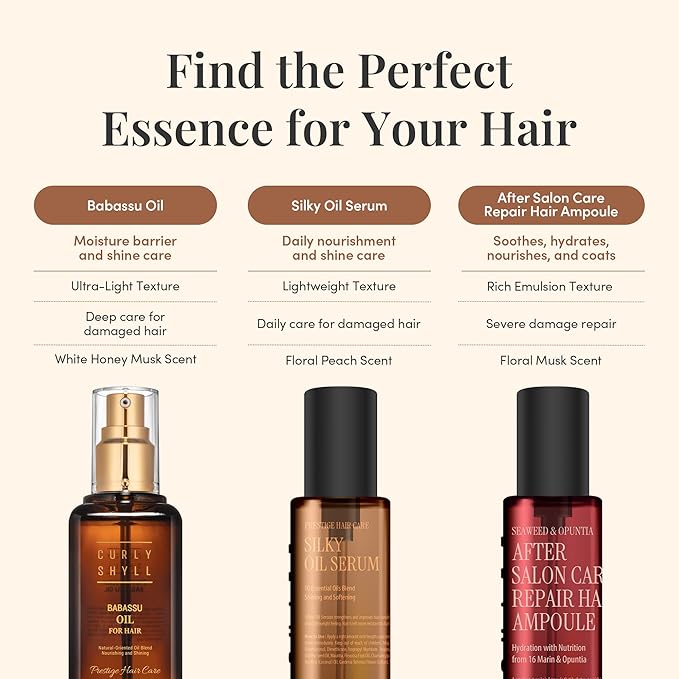 CURLYSHYLL Silky Oil Serum | A lightweight hair serum | Ten of naturallyderived oil blends | EVE VEGAN 70ml