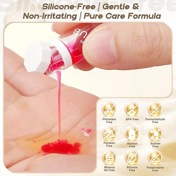 Hair Oil Perfume - 40 Pcs Hair Perfume & Oil Serum Treatment Avocado Nourishing Shining for Women Man Frizz Dry Damaged Hair, Leave-in Serum Long Lasting Scent (Spring Glacier)