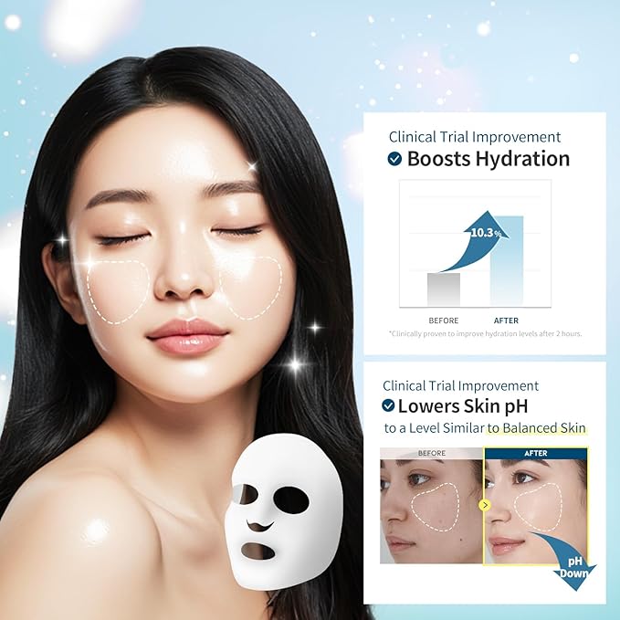 #OOTD Collagen Hydrating Sheet Masks for Face Korean Anti Aging Mask Sheet for Dry Skin & Sensitive Skin, EVE Vegan, Not Tested on Animals, No Parabens, No Sulfates, Hyaluronic Acid, Witch Hazel 10EA