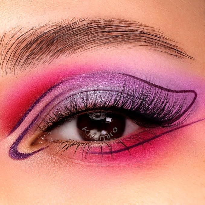 False Lashes Natural Look Faux Mink Eyelashes Wispy Fox Eye Lashes That Look Like Extensions 3D Mink Lashes Natural Strip Lashes Pack by Kiromiro 14 Pairs