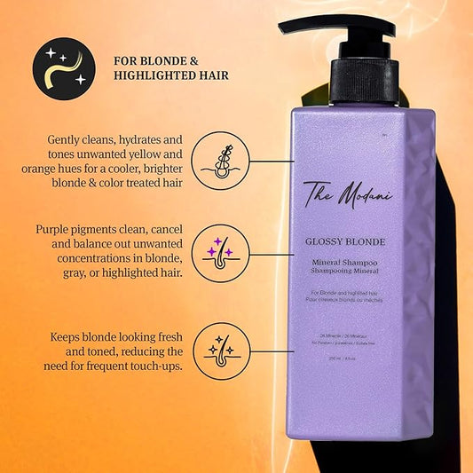 Glossy Blonde Shampoo (8.5oz/250 ml)