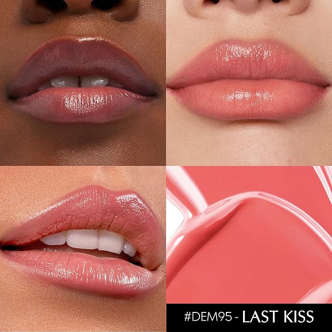 4Pc Hydrate Lipstick for Women Dark Red Hot Pink Nude Pink Moisture Lipstick Lip Gloss Long Lasting Lipsticks for Dry Lips, DM65/68/89/95