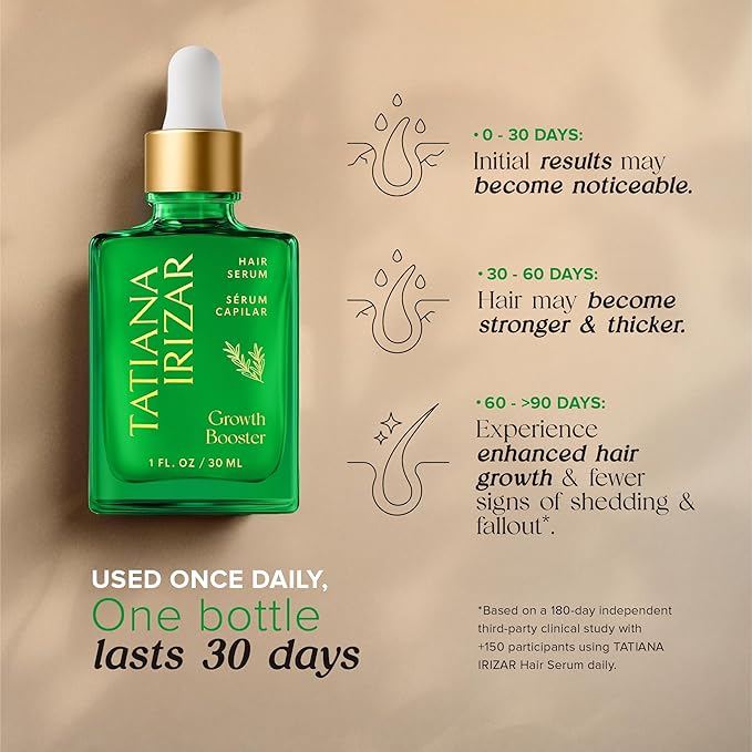 Hair Serum for Hair Growth Serum Women Made in USA - 3 Pack Scalp Serum for Hair Growth Non-Greasy Rosemary & Amla Hair Care Vegan 1 Oz Hair Loss Treatment for Women Regrowth Treatment