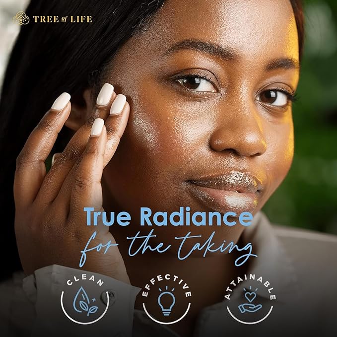 Tree of Life Beauty Hyaluronic Acid Serum, Skin Brightening Face Oil for Dark and Age Spots, Facial Serums for Dry and Sensitive Skin Care with Vitamin E for Soft Smooth Skin, 2 Fl Oz