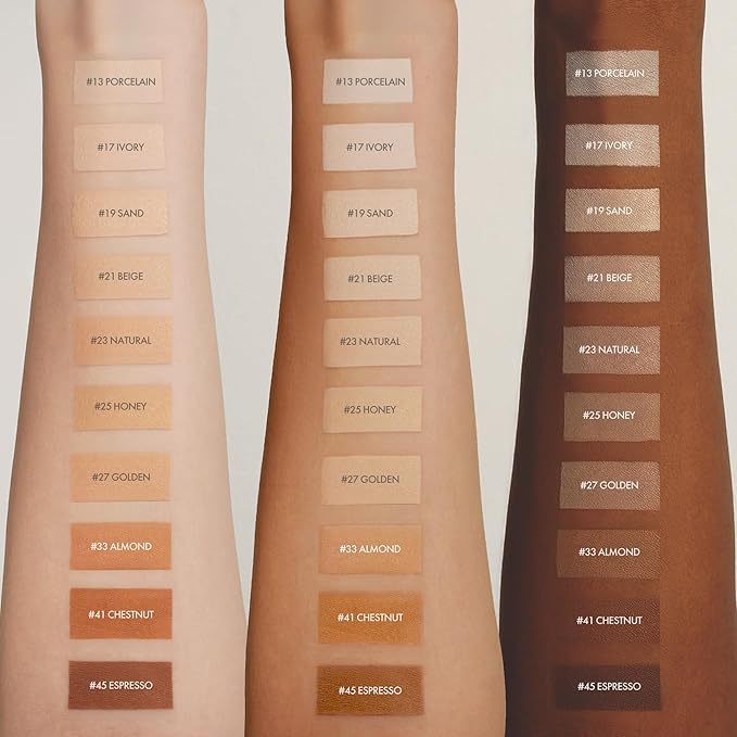 Easydew Mela B Toning Ampoule Cushion Refill - 2-in-1 Korean Skin Care & Face Beauty Makeup - Age-Defying Full Coverage Cushion Foundation with Niacinamide & Hyaluron-Vital C 0.45 oz (#13 Porcelain)