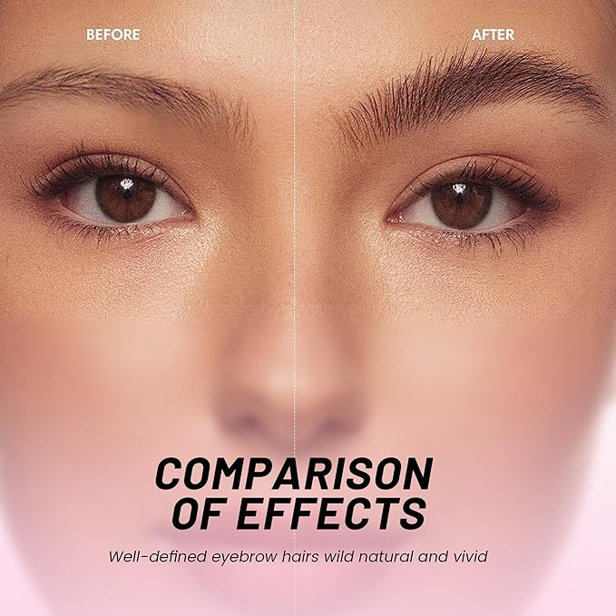 Eyebrow Pen, Waterproof Microblading Eyebrow Pencil, 2-in-1 Dual-Ended 4 Tip Eye Brow Makeup Pen for Women with Precise Curved Brush-Tip Create Natural Hair-Like Brows, Last All-Day (Truffle)