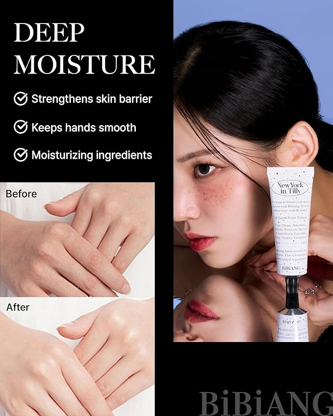 Lost Wood Hand Cream - Korean Hand Care for Moisturizing & Nourishment - Hydrating Hand Care Formula with Woody Soap Scent, Shea Butter & Niacinamide - 1.69oz