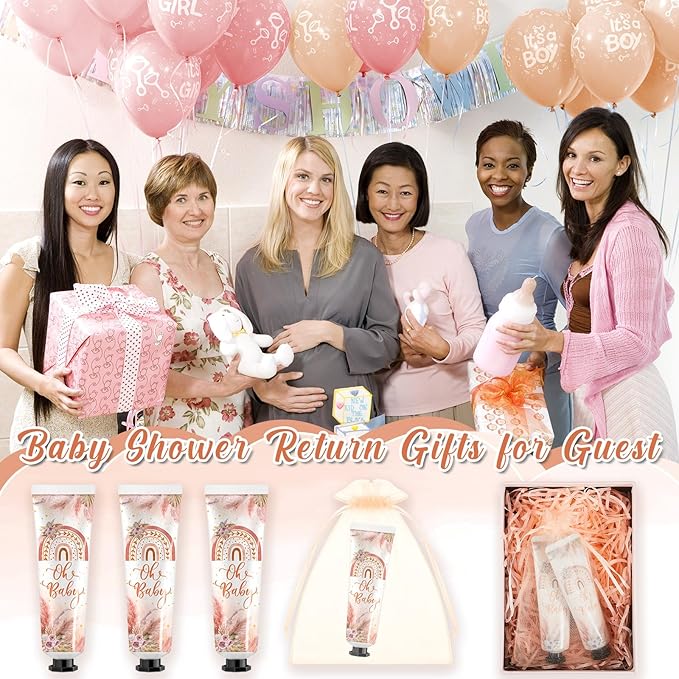 48 Sets Boho Hand Cream Gifts Bulk Baby Shower Hand Cream Travel Size Lotion Bulk Fall Thanksgiving Party Supplies Favors Birthday Wedding for Guest