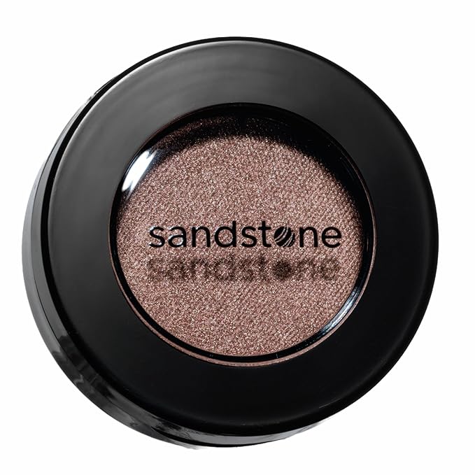 Sandstone Scandinavia Eyeshadow for Sensitive Eyes, Eyeshadow with Long Durability, Allergy Certified, Fragrance-Free and Vegan Eye Make-Up, Hypoallergenic Make-Up (584 Dark Bronze)
