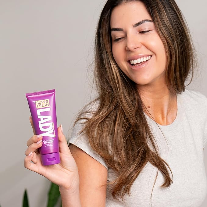 Super Fresh Lady Parts | Full Body & Private Parts Deodorant For Women | INVISIBLE CREAM for Privates, Body & Skinfolds | Stop Odor & Stay Fresh|Aluminum Free Feminine Hygiene | Lightly Scented | 4oz