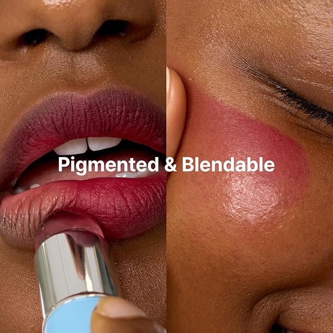 fwee Blurry Pudding Pot + Keychain SET | Airbrushed Blush & Lip, Buildable Pigment, Long-lasting, Lightweight, Easy to Blend, Natural Soft Matte Finish Makeup – D-day (Neon Red) | 0.17 oz