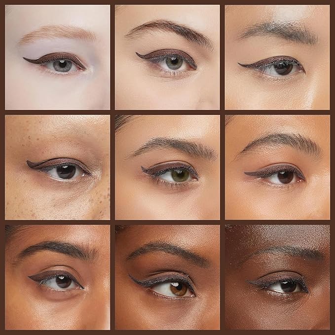docolor Brown Eyeliner Ultra-Pigmented & Waterproof Eye Liner Quick Drying Liquid Eyeliner Vegan & Cruelty-Free
