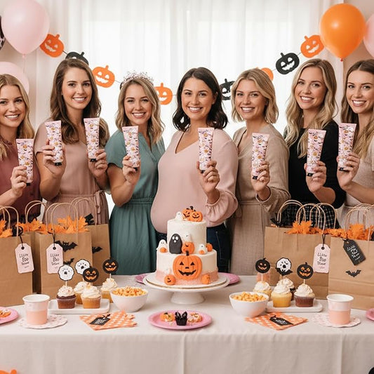 48 Sets Pink Halloween Ghost Boo Hand Cream Gifts Bulk a Little Boo Is Almost Due Baby Shower Travel Size Lotion Bulk Pink Halloween Birthday Party Supplies for Guest