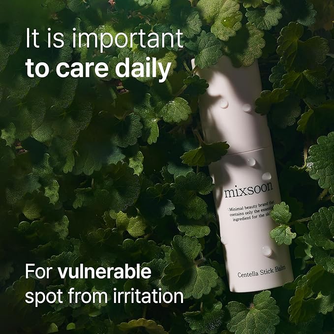 mixsoon Centella Stick Balm 0.40 oz / 11.5g Caming Balm Soothing Care for Sensitive Skin Korean Glass Skin Care