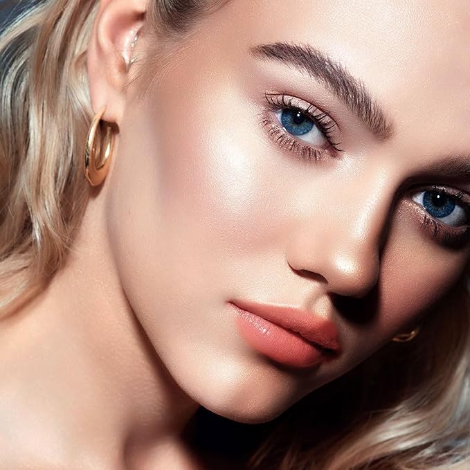 4Pc Hydrate Lipstick for Women Dark Red Hot Pink Nude Pink Moisture Lipstick Lip Gloss Long Lasting Lipsticks for Dry Lips, DM65/68/89/95