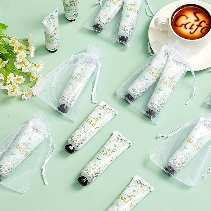 48 Sets Sage Greenery Hand Cream Gifts Bulk Baby Shower Hand Cream Travel Size Lotion Bulk Fall Thanksgiving Party Supplies Favors Birthday Wedding for Guest