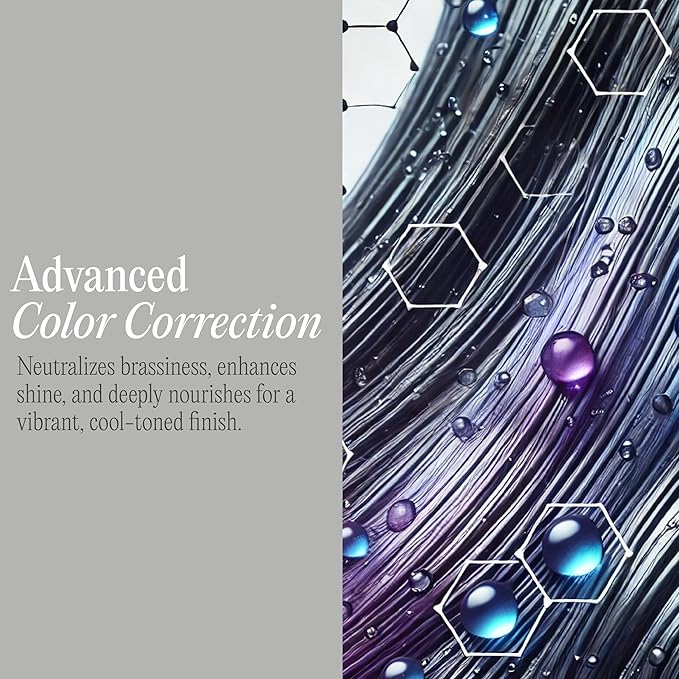 Rev320 Purple Rain Keratin Shampoo by K-Pure, Sulfate & Paraben Free, Anti-Brass Purple Shampoo for Blonde, Silver, and Gray Hair, Deep Hydration & Frizz Control for Color Treated and Damaged Hair